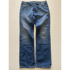 Strellson Sportswear 38 x 34 Hammett‎ Regular Dark Wash Denim Button Fly Jeans